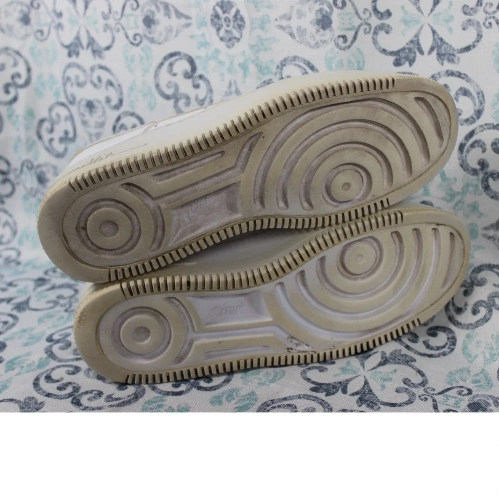Nike Air Force 1 AF1 Sage‎ Low Platform Sneakers White AR5339-100
